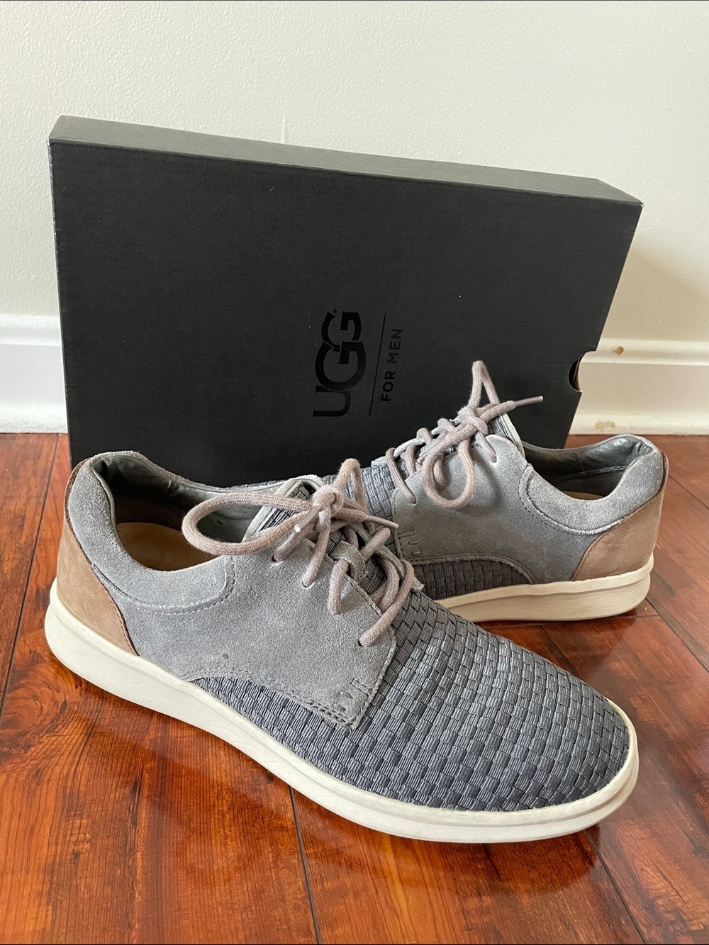 UGG Hepner Woven Lace-Up Sneakers